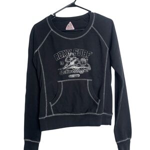 Roxy Black Surf Graphic Pullover